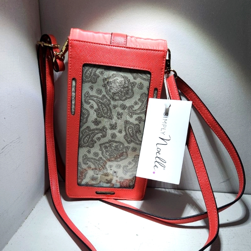 💃 Red Hot Simply Noelle RFID Phone Crossbody! Accesory Phone Case 💃